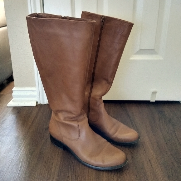 Corso Como Leather Riding Boots - Picture 2 of 9